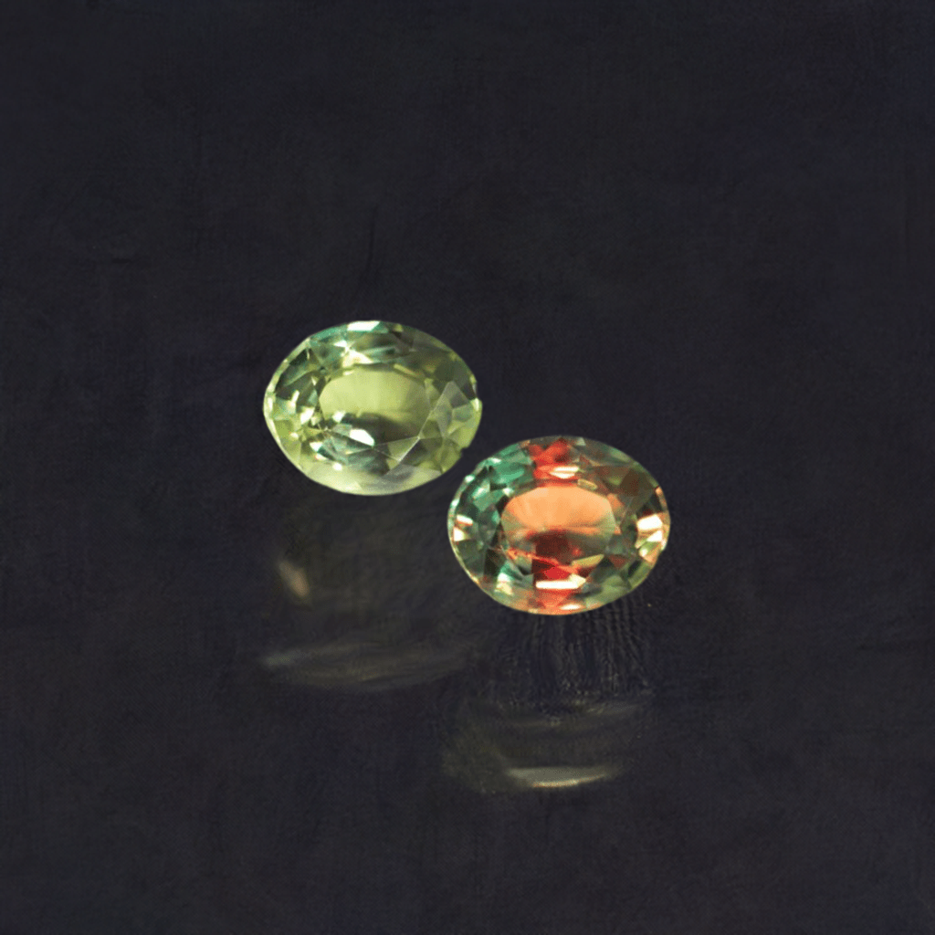 Alexandrite Green to Medium Red - Leura Jewels