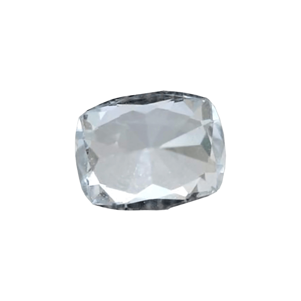 Cushion shape, natural white sapphire - Leura Jewels