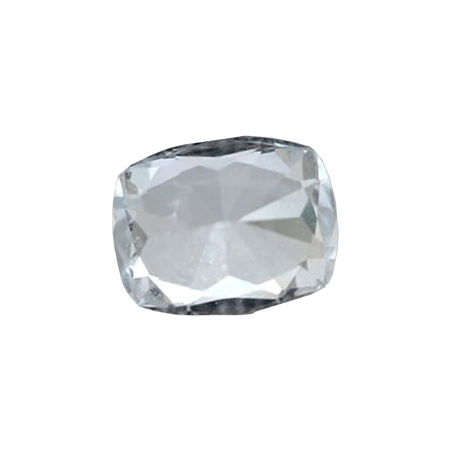 Cushion shape, natural white sapphire - Leura Jewels